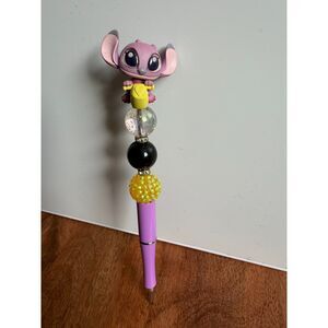Angel Beaded Pen – Disney Doorables Lilo & Stitch Pink Novelty Ballpoint Pen